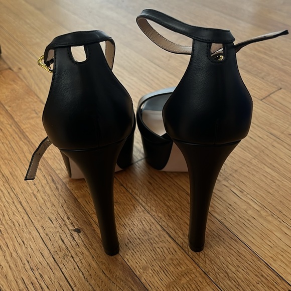 Stuart Weitzman Disco Platform Sandal Black New - Picture 7 of 16